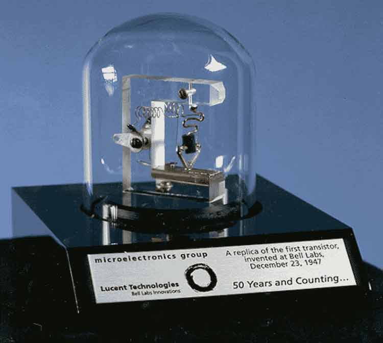 اولین ترانزیستور جهان